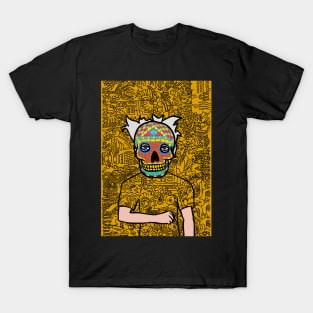 Immerse in NFT Character - MaleMask Doodle with Mexican Eyes on TeePublic T-Shirt